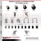 Service Caster 4 Inch 316SS Soft Rubber Wheel Swivel 1-7/8 Inch Expanding Stem Caster Set SCC SCC-SS316EX20S414-SRS-178-4 - alternate 2
